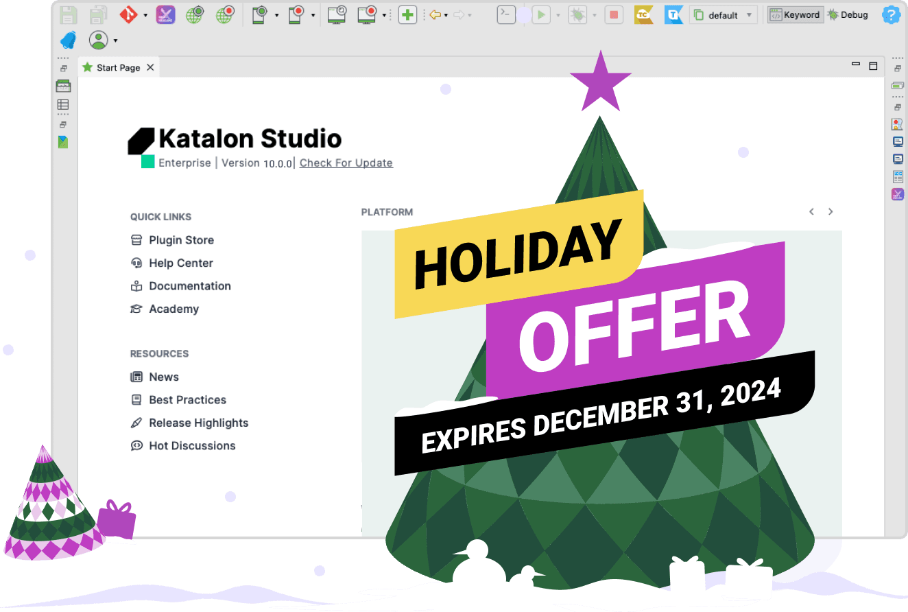 Katalon Studio - Affordable Automation Testing Tool - Holiday Offer 2024