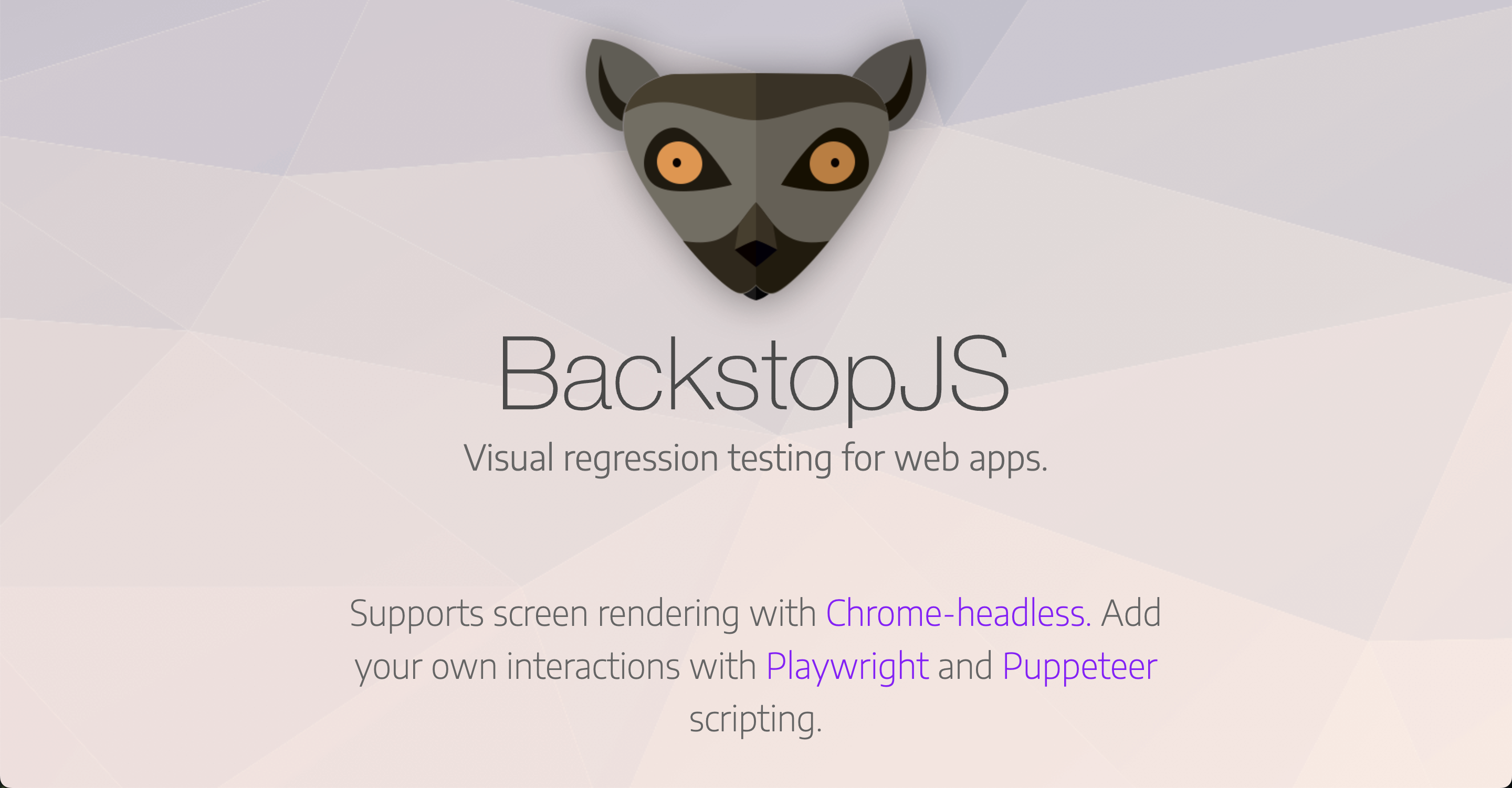BackstopJS open-source testing tool and Applitools alternatives