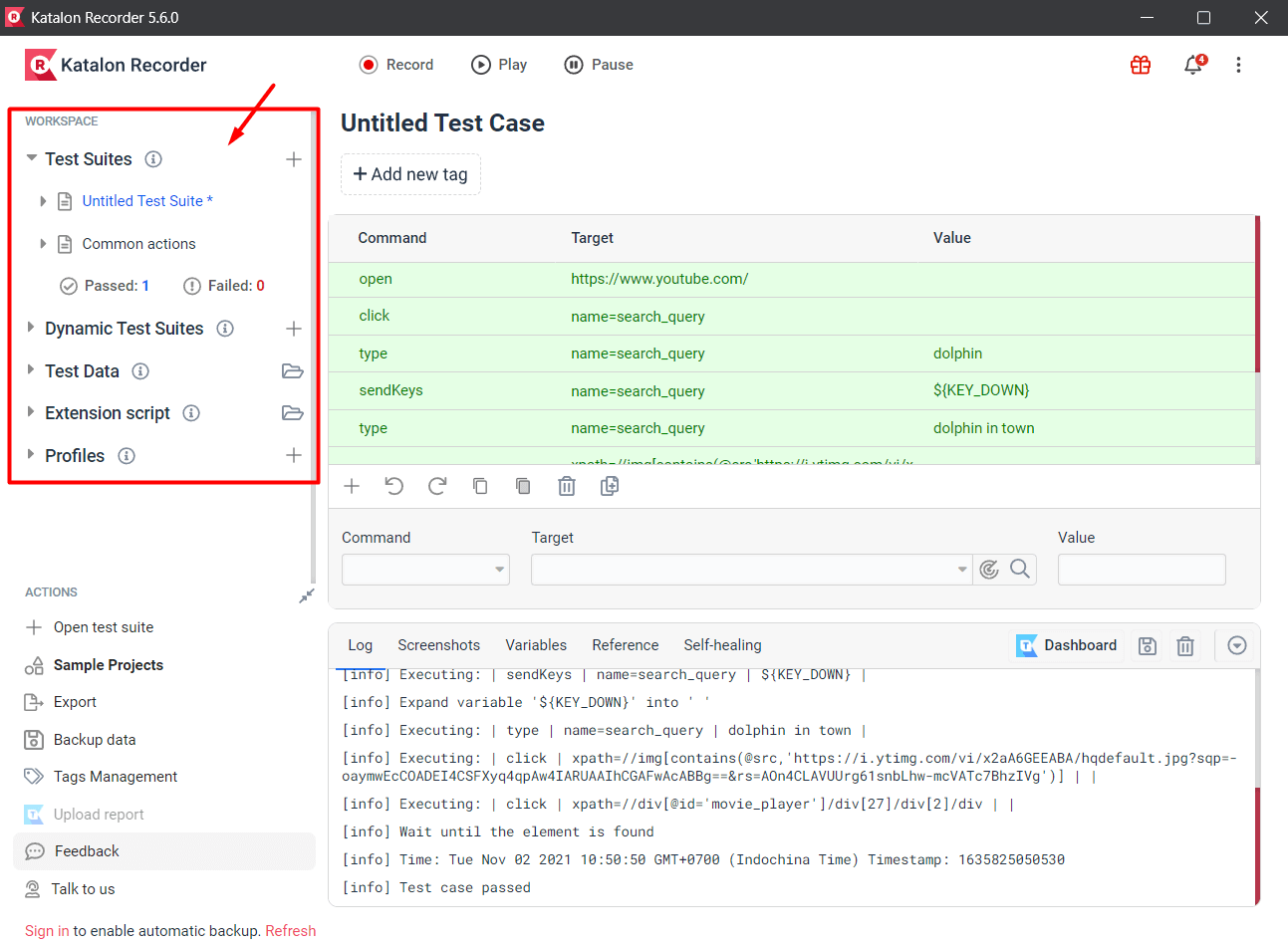 Katalon Automation Recorder Powerful Selenium IDE to record, debug