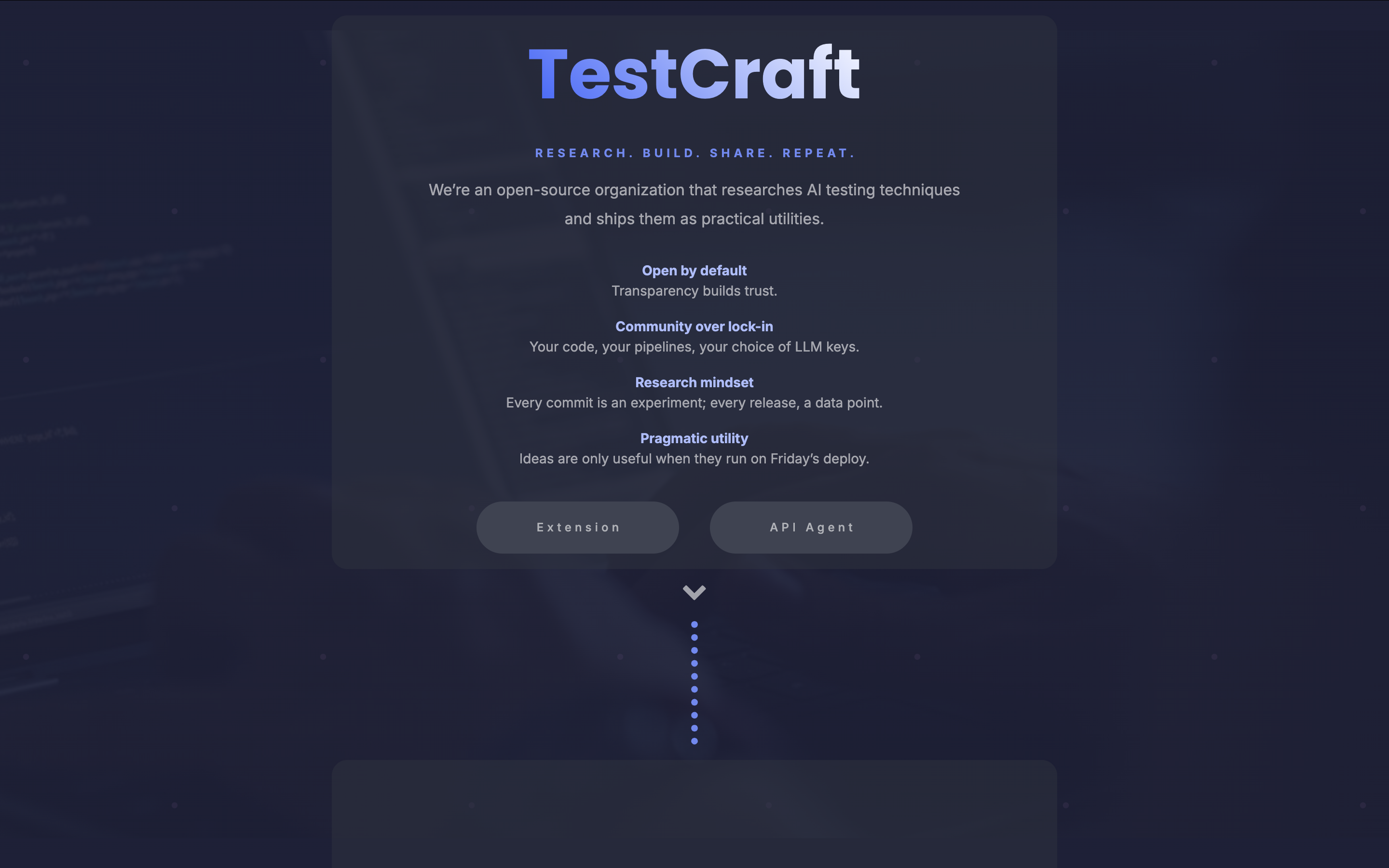 TestCraft screenshot