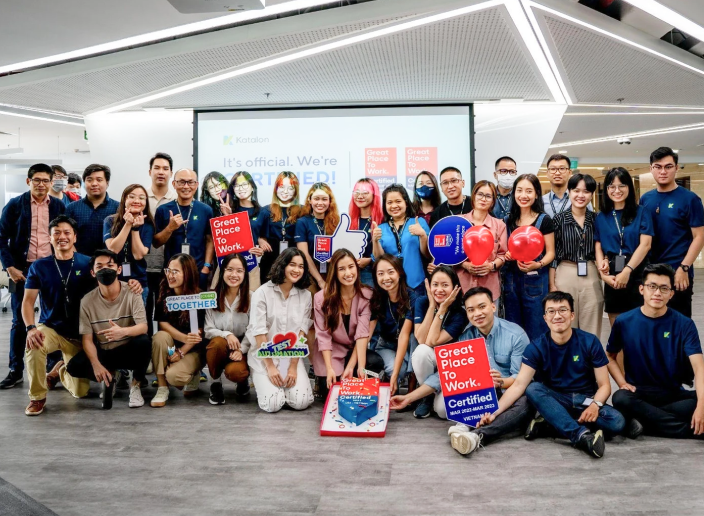 Katalon certified as a Great Place to Work in 2022