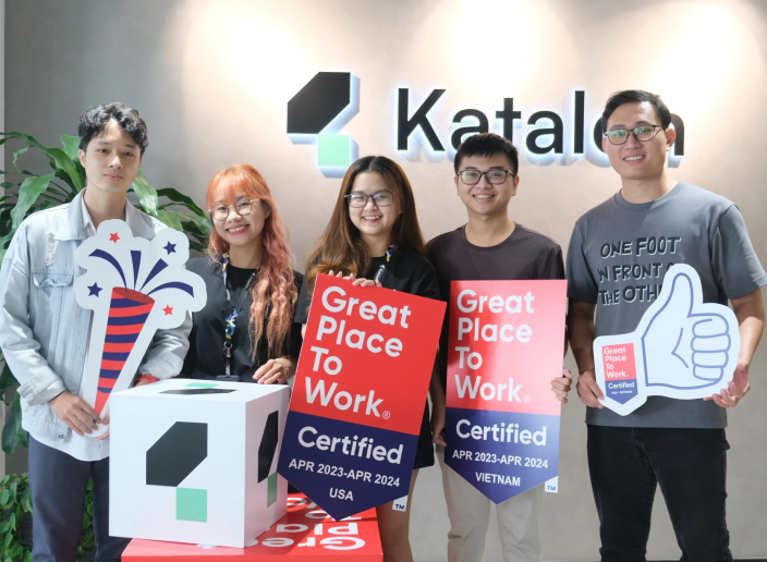 Katalon certified as a Great Place To Work for the 2nd year in a row