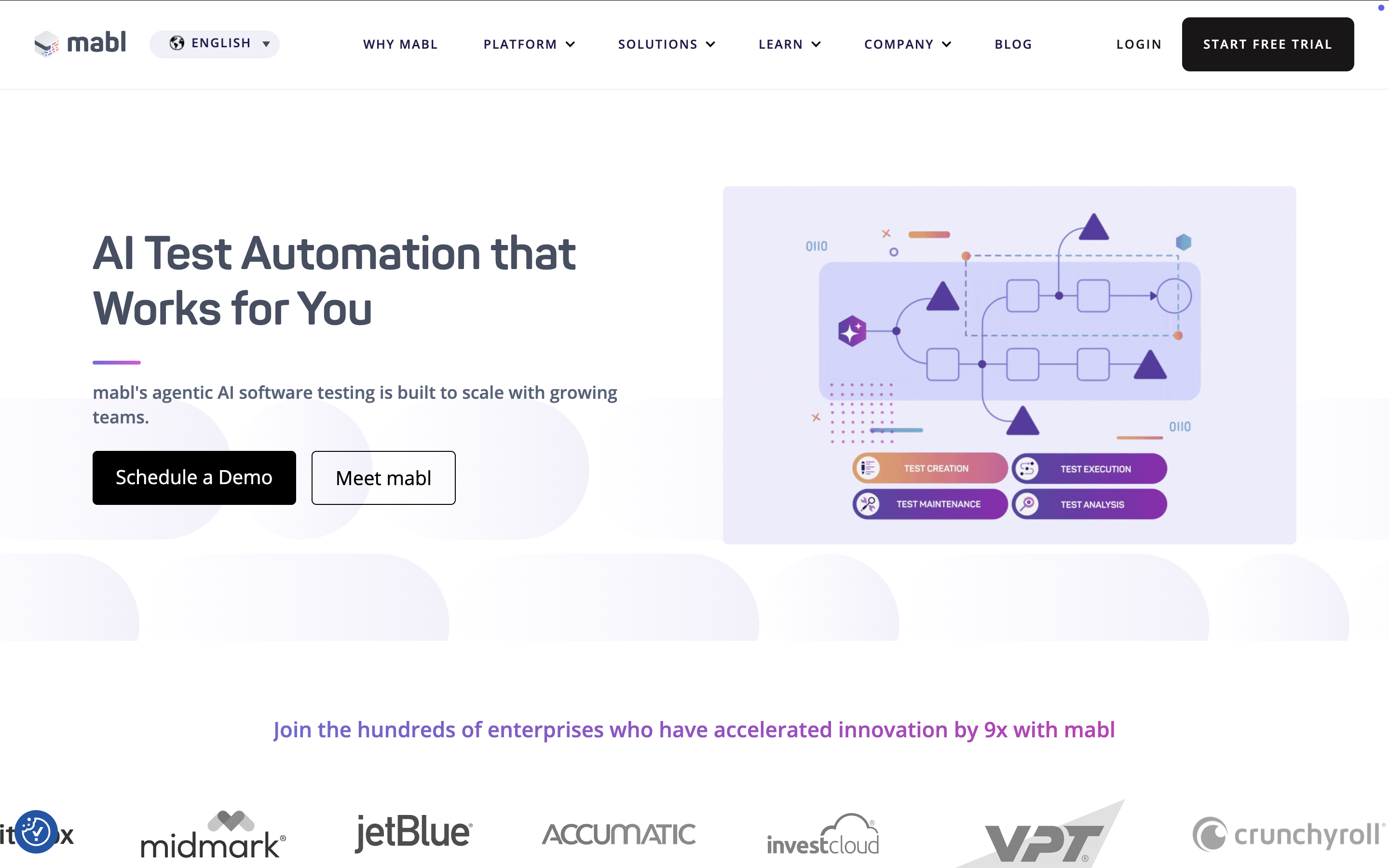 Mabl interface screenshot