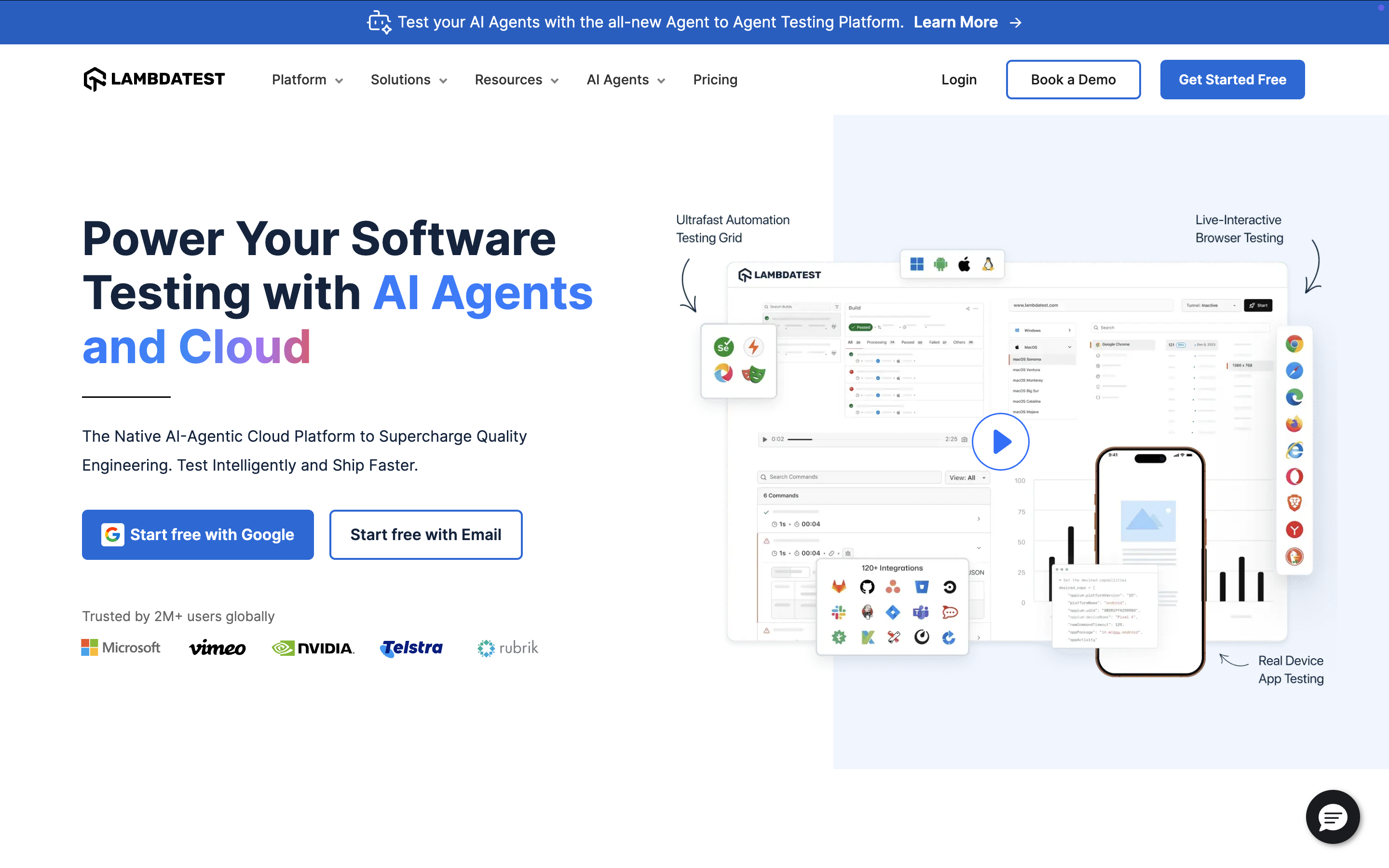 LambdaTest dashboard screenshot