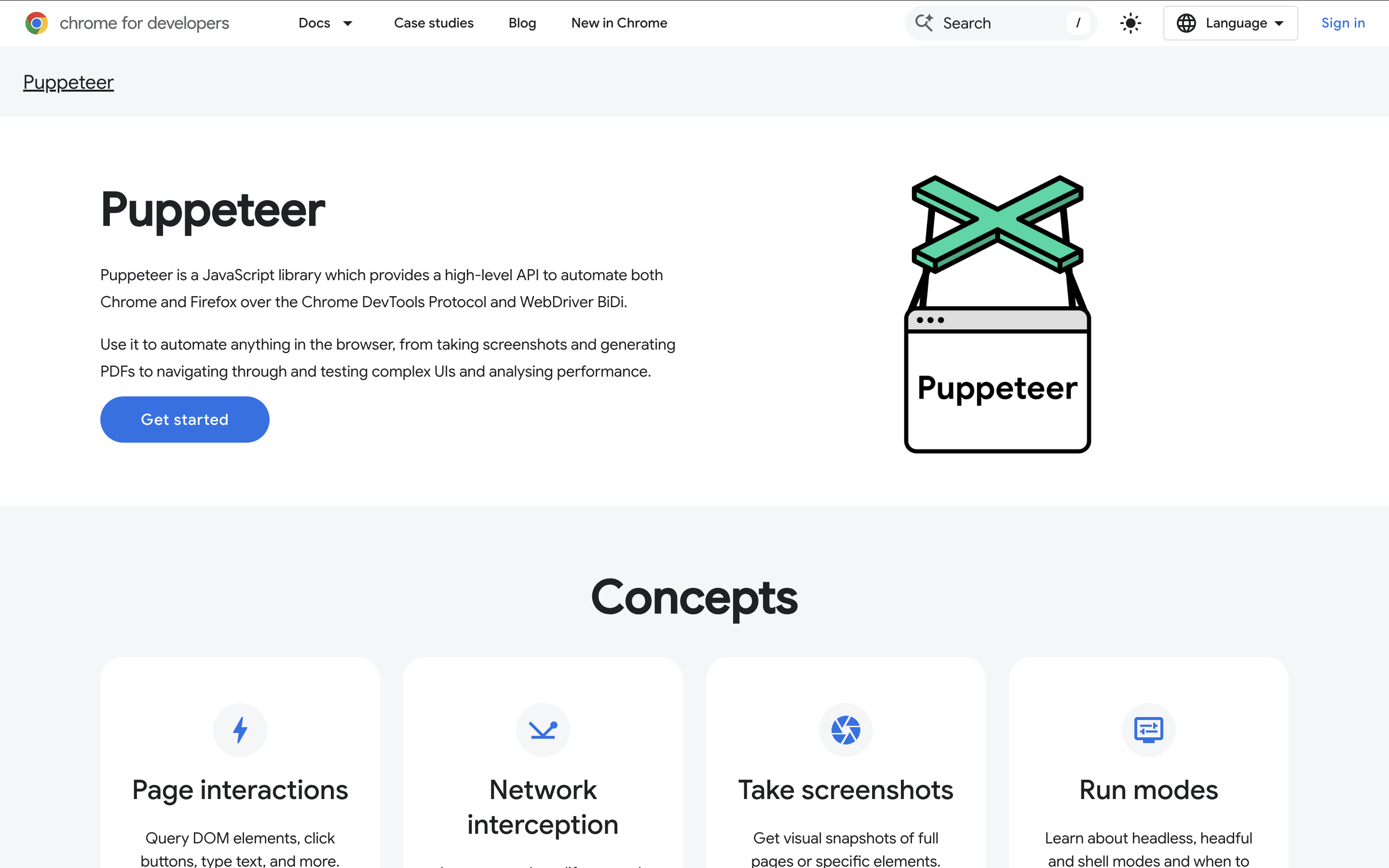 Puppeteer screenshot