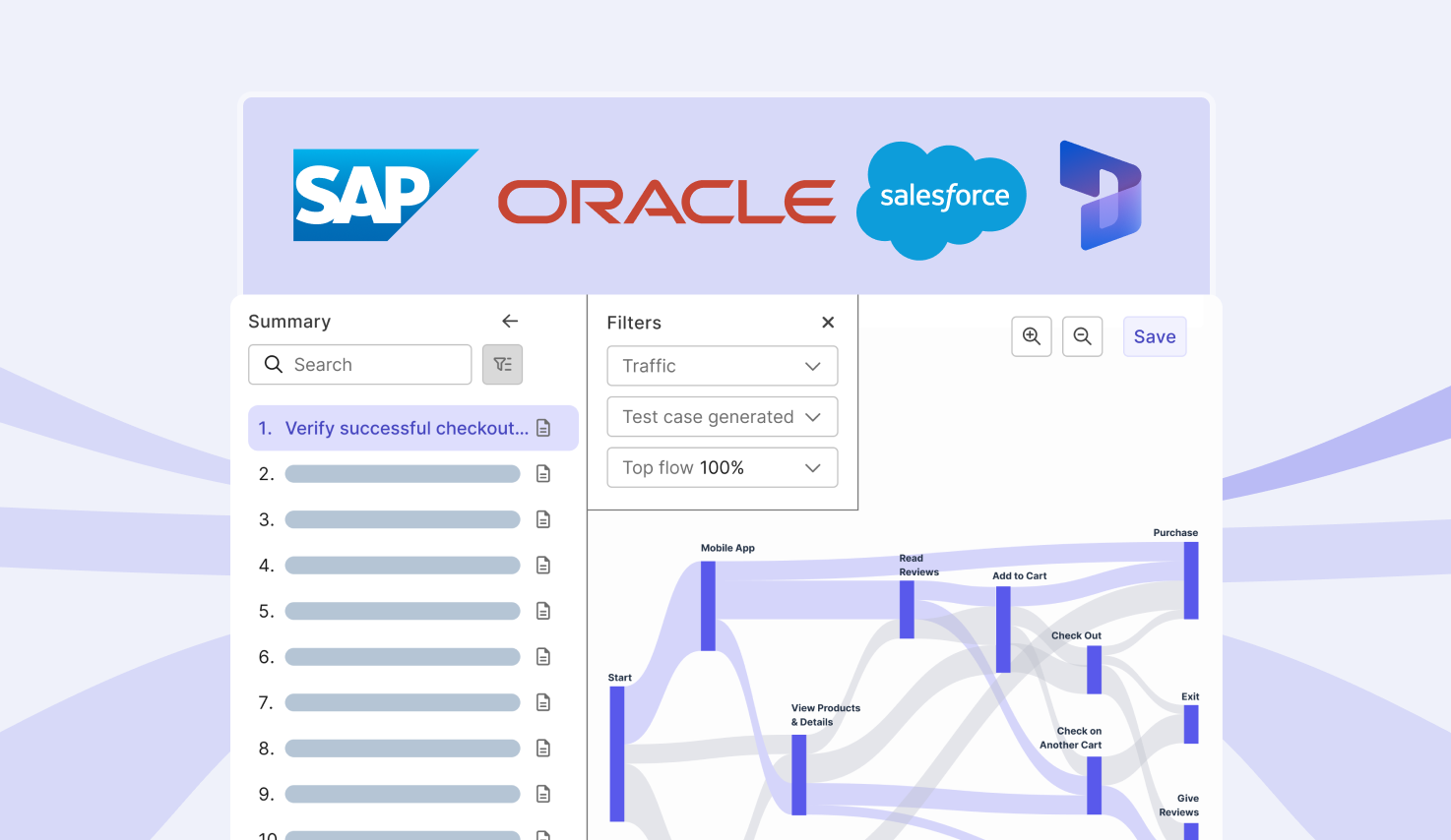 Test automation that keeps up with your business applications’ speed